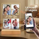 KoxSmar Custom Picture Frame with Photo, Personalized Photo Frame, Customized Picture Frames, Personalized Anniversary Photo Gifts for Women Men Her Him Girlfriend Boyfriend