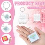 Trnayi 24 Pcs Mom Craft DIY Acrylic Color Your Own Keychains Bulk for Mother Good Mom Ever Paper Crafts Gifts Kit for Happy Mother Gifts Activities