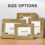 EDSG Personalized Photo Frames 4x6, 5x7 Picture Frame Engraved, Custom Wood Frame Gifts for Fathers Day Birthday Mothers Day Christmas Graduation for Him Her Dad Mom (Landscape)