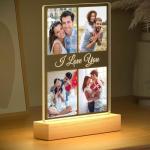 KoxSmar Custom Picture Frame with Photo, Personalized Photo Frame, Customized Picture Frames, Personalized Anniversary Photo Gifts for Women Men Her Him Girlfriend Boyfriend