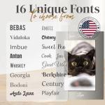 Personalized Picture Frame with Gifts Box, Custom Aluminum Picture Frames 5x7/4x6 Photo Size - Add Your Custom Text Engraved Aluminum Hanging/Tabletop, Personalized Group Family Photo Picture