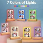 KoxSmar Custom Picture Frame with Photo, Personalized Photo Frame, Customized Picture Frames, Personalized Anniversary Photo Gifts for Women Men Her Him Girlfriend Boyfriend