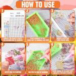 VioraWhite 12 Pcs Seasonal Diamond Art Set for Adults Holiday Theme Diamond Painting Kits for Women DIY Cartoon 5d Rhinestones Crafts Gifts with Tools for Home Wall Decoration(Fresh)