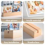 KoxSmar Custom Picture Frame with Photo, Personalized Photo Frame, Customized Picture Frames, Personalized Anniversary Photo Gifts for Women Men Her Him Girlfriend Boyfriend