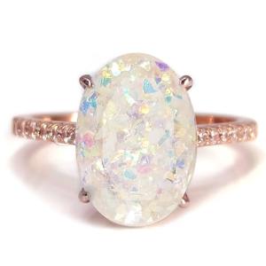 DIY Sterling Silver Oval Ashes Ring KIT, Ashes Jewellry KIT, Ashes Keepsake, Memorial Gifts for Loss of Pet/Loved One, Memorial Ring, Cremation Jewelry for Ashes, Unique Holiday Gift (Rose Gold, 7)