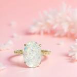 DIY Sterling Silver Oval Ashes Ring KIT, Ashes Jewellry KIT, Ashes Keepsake, Memorial Gifts for Loss of Pet/Loved One, Memorial Ring, Cremation Jewelry for Ashes, Unique Holiday Gift (Rose Gold, 7)