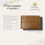 Personalized Cutting Board, Custom Bamboo Engraved Charcuterie Boards - Present for Wedding, Bridal Shower, Anniversary, Housewarming Gift Idea for Couples, Engraved Chopping Boards.