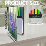 C'eitura 5D DIY Violets Rhinestone Art Notebook - Diamond Art Painting Journal Kit with Sparkling Gems, Floral Theme Gift for Women & Girls, Holiday & Birthday Present