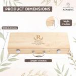 Personalized Wedding Gifts for Couple, 11 Pcs Stainless Steel BBQ Grilling Set, Custom Barbecue Tools with Engraving, Unique Wedding Gift for Newlyweds, Custom Gift Ideas for Him & Her