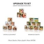 ArtPix 3D Acrylic Personalized Mothers Day Gifts for Mom, Custom UV Photo Print Block, Unique Customized Gifts for Women, Wife, Man, Grandma, Glass Picture Gift With Your Own Photo (2 x 2 inch)