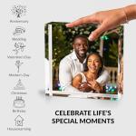 ArtPix 3D Acrylic Personalized Mothers Day Gifts for Mom, Custom UV Photo Print Block, Unique Customized Gifts for Women, Wife, Man, Grandma, Glass Picture Gift With Your Own Photo (2 x 2 inch)