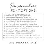 Lifetime Creations Custom 5x7 Picture Frame - Personalized Text, Hardwood Photo Frame Engraved in USA, Tabletop and Hanging, Mothers Day Gifts, Anniversary, Memorial (Horizontal)