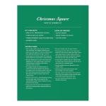 Galison Joy Laforme Christmas Square – DIY 9 x 12 Paint by Number Kit with Stunning Christmas Art for Beginners and Experts Includes Paint and Brushes