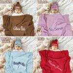 Personalized Organic Baby Blanket with Name