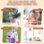 2026 Upgraded 8Pcs Christmas Crochet Kit for Beginners – DIY Animal Set with Step-by-Step Video Guides, Premium Yarn & Safety Hooks, Perfect Holiday Birthday Gift for Adults/Kids to Learn Crocheting