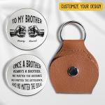 Wrappiness Pocket Hug For Brothers – Personalized Pocket Token, Once A Brother And Always A Brother, Sentimental Brother Gift, Birthday or Graduation Keepsake for Him, Family Love Token Keepsake