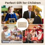 School Picture Frame Pre-K to 12,Personalized Wooden School Years Photo Frame K-12,Custom Name Engraved, Graduation Gift, Keepsake Memory Frame for Kids, Teachers & Parents