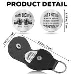 Wrappiness Pocket Hug For Brothers – Personalized Pocket Token, Once A Brother And Always A Brother, Sentimental Brother Gift, Birthday or Graduation Keepsake for Him, Family Love Token Keepsake