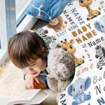 Custom Name Fleece Blanket - Perfect for Kids