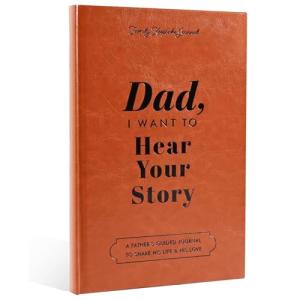 Dad, I Want to Hear Your Story: A Guided Life Story Journal with Prompts | Family Memory Book & Keepsake | Sentimental Gift for Parents, Anniversary, or Christmas | Hardcover Notebook
