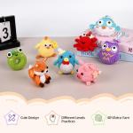 2026 Upgraded 8Pcs Christmas Crochet Kit for Beginners – DIY Animal Set with Step-by-Step Video Guides, Premium Yarn & Safety Hooks, Perfect Holiday Birthday Gift for Adults/Kids to Learn Crocheting