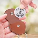 Wrappiness Pocket Hug For Brothers – Personalized Pocket Token, Once A Brother And Always A Brother, Sentimental Brother Gift, Birthday or Graduation Keepsake for Him, Family Love Token Keepsake
