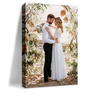 Cara Nonna Ship Next Day Custom Canvas Prints with Your Photos (Framed 11x14) Personalized Picture Gifts Photo Prints Canvas Personalized Wall Art Ideal for Home Decor