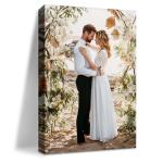 Cara Nonna Ship Next Day Custom Canvas Prints with Your Photos (Framed 11x14) Personalized Picture Gifts Photo Prints Canvas Personalized Wall Art Ideal for Home Decor