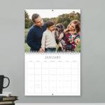 Let's Make Memories Personalized Photo Calendar - Custom 2026 Calendar - 8.5"x11" - Matte Finish - Spiral Bound - Photo Wall Calendar - Upload Your Photos - Contemporary Script