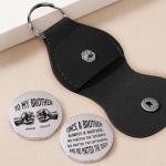 Wrappiness Pocket Hug For Brothers – Personalized Pocket Token, Once A Brother And Always A Brother, Sentimental Brother Gift, Birthday or Graduation Keepsake for Him, Family Love Token Keepsake