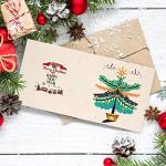 DIY Christmas Cards Diamond Painting Greeting Cards Kits Xmas Cards Paint by Number Holiday Cards for Holiday & Gift-Giving - 8 Pack