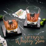 Custom Whiskey Decanter Set with Personalized Glasses