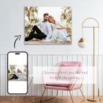 Cara Nonna Ship Next Day Custom Canvas Prints with Your Photos (Framed 11x14) Personalized Picture Gifts Photo Prints Canvas Personalized Wall Art Ideal for Home Decor