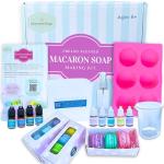 Innovative Ginger DIY Macaron Soap Making Craft Kit for Kids, Teens, and Adults - Fun, Easy, Creative - Large Soap - Perfect Birthday & Holiday Gift - Unique, Mess-Free, All-in-One Kit (Macaron)