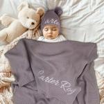 Personalized Organic Baby Blanket with Name