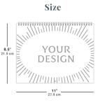 Let's Make Memories Personalized Photo Calendar - Custom 2026 Calendar - 8.5"x11" - Matte Finish - Spiral Bound - Photo Wall Calendar - Upload Your Photos - Contemporary Script