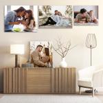 Cara Nonna Ship Next Day Custom Canvas Prints with Your Photos (Framed 11x14) Personalized Picture Gifts Photo Prints Canvas Personalized Wall Art Ideal for Home Decor