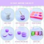 Innovative Ginger DIY Macaron Soap Making Craft Kit for Kids, Teens, and Adults - Fun, Easy, Creative - Large Soap - Perfect Birthday & Holiday Gift - Unique, Mess-Free, All-in-One Kit (Macaron)