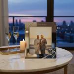 Lenox True Love Personalized 8x10 Picture Frame, Custom Engraved 8x10 Wedding Frame, Accessories and Gifts for the Bride and Groom, Couples, Newlyweds, Anniversary