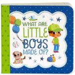 Personalized "What Are Little Boys Made Of" Card Book