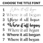 Personalized Map Print: Our Love Story