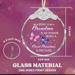 Glass Ornament: Being a Grandma is an Honor