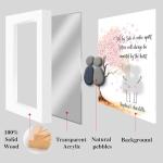 Personalized Sisters Pebble Art Frame Keepsake