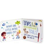 Personalized "What Are Little Boys Made Of" Card Book