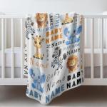 Custom Name Fleece Blanket - Perfect for Kids