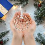 Personalized Daughter Christmas Ornament for Special Moments