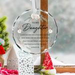 Personalized Daughter Christmas Ornament for Special Moments