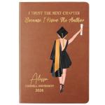 Personalized Graduation Leather Journal for Her