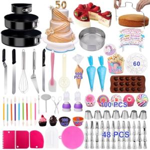 KOSBON 567-Piece Cake Decorating Kit for Beginners