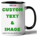 Personalized 11oz Ceramic Coffee Mug with Custom Text